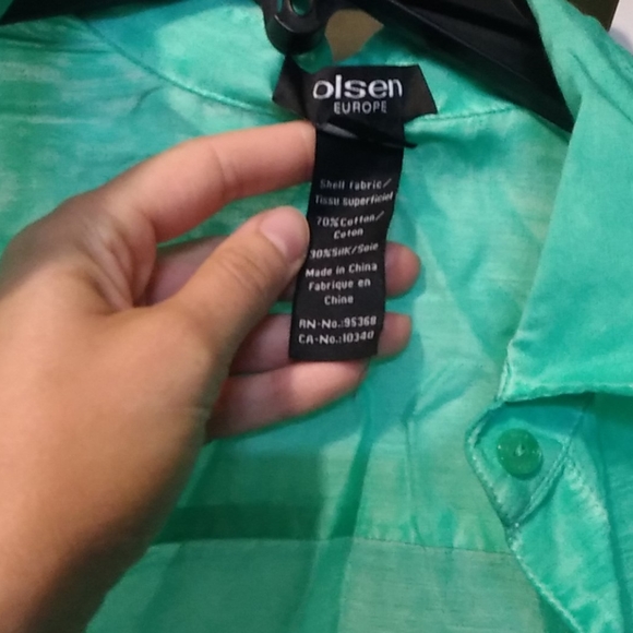 NWOT hand dyed button up shirt - Picture 2 of 3